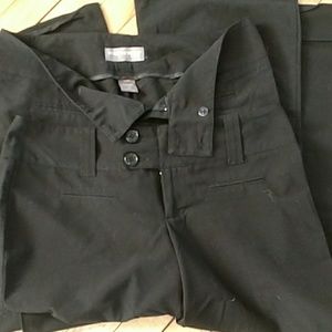 Two pairs black size 13 vanity dress pants